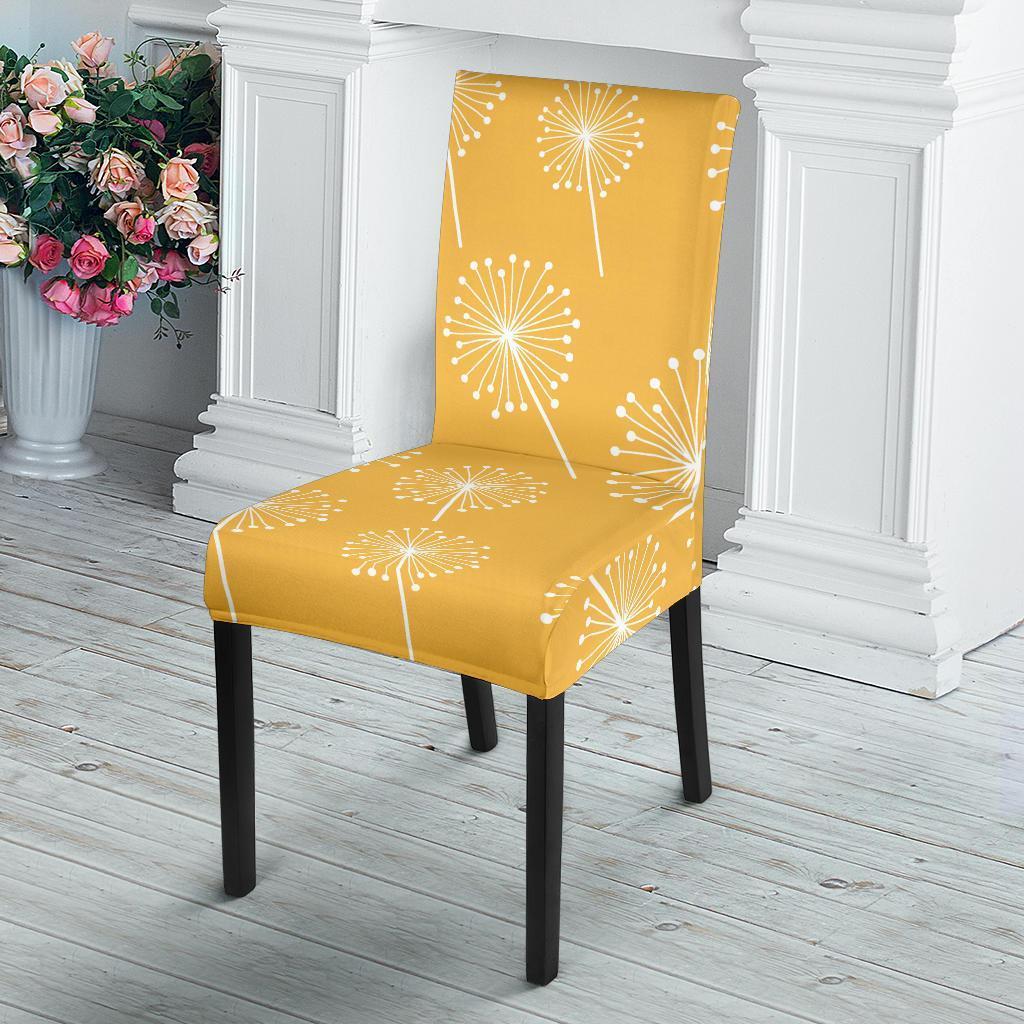 Dandelion Yellow Pattern Print Chair Cover-grizzshop