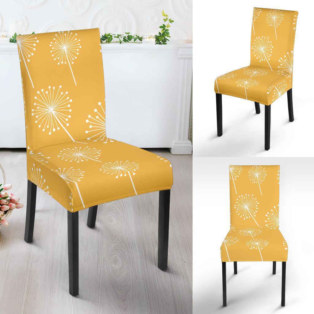 Dandelion Yellow Pattern Print Chair Cover-grizzshop