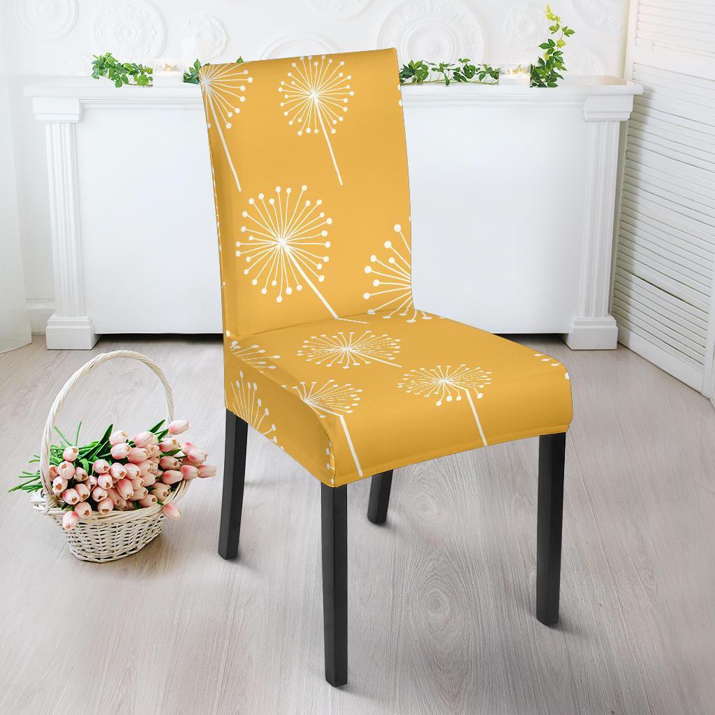 Dandelion Yellow Pattern Print Chair Cover-grizzshop