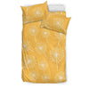 Dandelion Yellow Pattern Print Duvet Cover Bedding Set-grizzshop