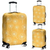 Dandelion Yellow Pattern Print Luggage Cover Protector-grizzshop