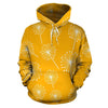 Dandelion Yellow Pattern Print Men Women Pullover Hoodie-grizzshop