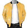 Dandelion Yellow Pattern Print Men's Bomber Jacket-grizzshop