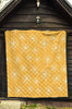 Dandelion Yellow Pattern Print Quilt-grizzshop