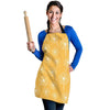 Dandelion Yellow Pattern Print Women's Apron-grizzshop