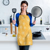 Dandelion Yellow Pattern Print Women's Apron-grizzshop