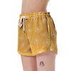 Dandelion Yellow Pattern Print Women's Shorts-grizzshop