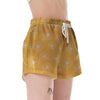 Dandelion Yellow Pattern Print Women's Shorts-grizzshop