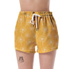 Dandelion Yellow Pattern Print Women's Shorts-grizzshop