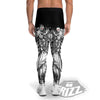 Dark Angel Of Death Print Men's Leggings-grizzshop