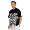 Dark Angel Of Death Print Men's Short Sleeve Shirts-grizzshop