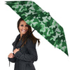 Dark Green Camo And Camouflage Print Umbrella-grizzshop