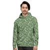 Dark Green Paisley Bandana Print Men's Hoodie-grizzshop