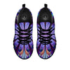 Dark Mandala Teal And Purple Print Black Sneaker-grizzshop