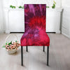 Dark Red Tie Dye Chair Cover-grizzshop