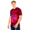 Dark Red Tie Dye Men T Shirt-grizzshop