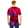 Dark Red Tie Dye Men T Shirt-grizzshop