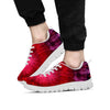 Dark Red Tie Dye Men's Sneakers-grizzshop