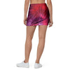 Dark Red Tie Dye Mini Skirt-grizzshop