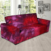 Dark Red Tie Dye Sofa Cover-grizzshop