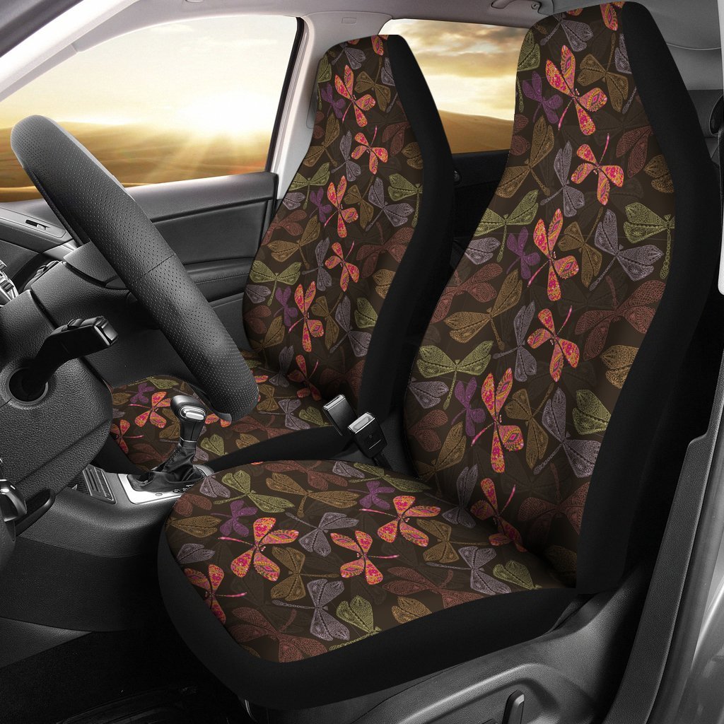 Dark Dragonfly Car Seat Cover Car Seat Universal Fit-grizzshop