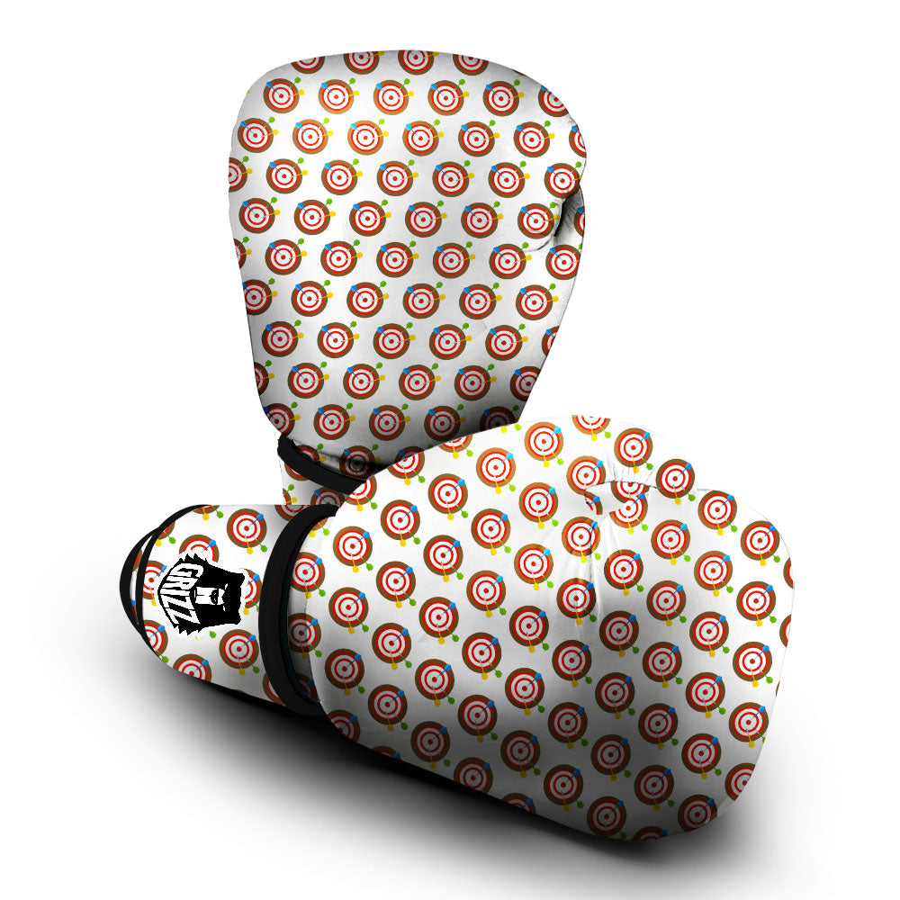 Dartboard Print Pattern Boxing Gloves-grizzshop