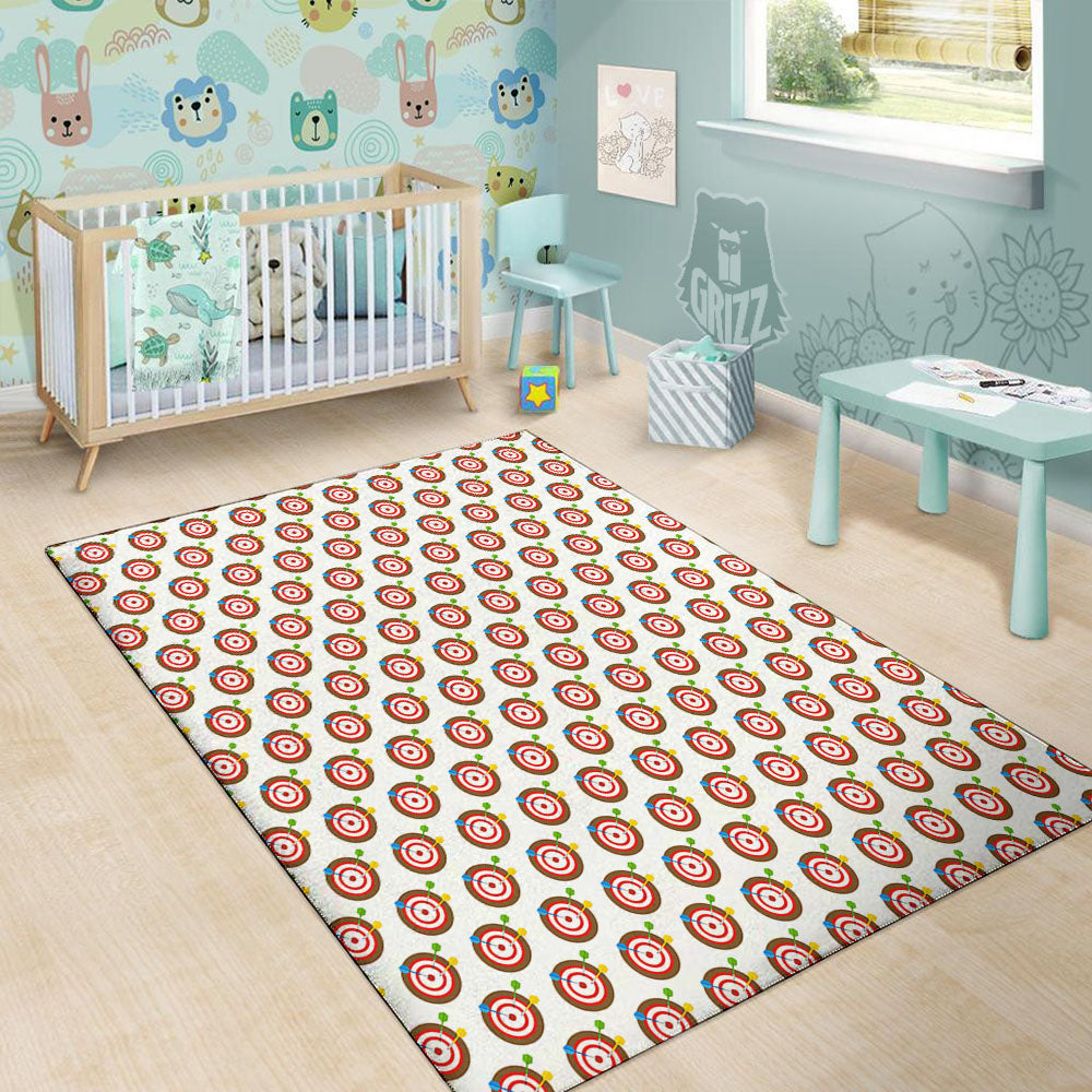 Dartboard Print Pattern Floor Mat-grizzshop