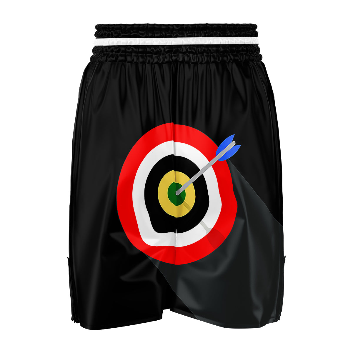 Darts Bullseye Print Boxing Shorts-grizzshop
