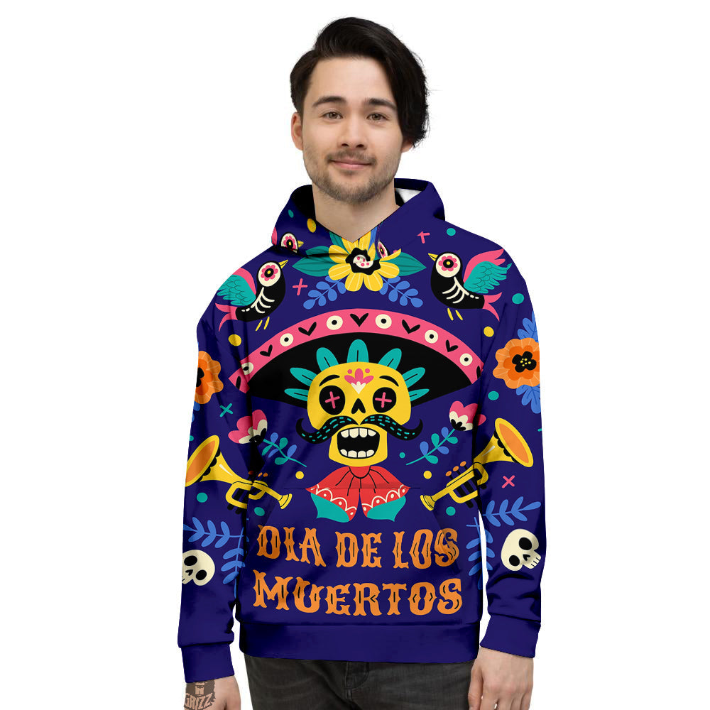 Day Of The Dead Cinco de Mayo Print Men's Hoodie-grizzshop