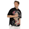 Day of The Dead Calavera Girl Print Men's Short Sleeve Shirts-grizzshop