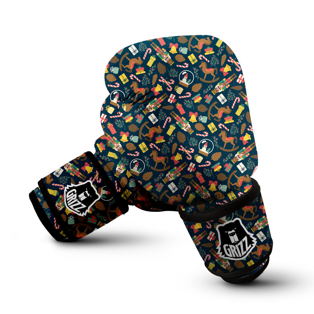 Decorations Christmas Print Pattern Boxing Gloves-grizzshop