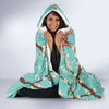 Deer Blossom Tree Pattern Print Hooded Blanket-grizzshop