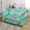 Deer Blossom Tree Pattern Print Loveseat Cover-grizzshop