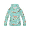 Deer Blossom Tree Pattern Print Men Pullover Hoodie-grizzshop