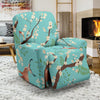 Deer Blossom Tree Pattern Print Recliner Cover-grizzshop