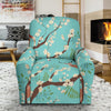 Deer Blossom Tree Pattern Print Recliner Cover-grizzshop