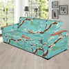 Deer Blossom Tree Pattern Print Sofa Covers-grizzshop