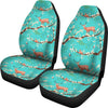 Deer Blossom Tree Pattern Print Universal Fit Car Seat Cover-grizzshop