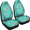 Deer Blossom Tree Pattern Print Universal Fit Car Seat Cover-grizzshop