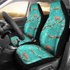 Deer Blossom Tree Pattern Print Universal Fit Car Seat Cover-grizzshop