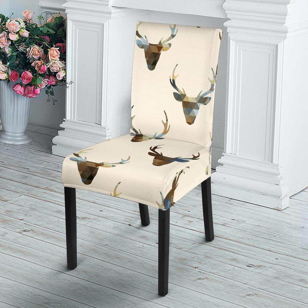 Deer Pattern Print Chair Cover-grizzshop