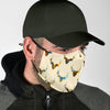 Deer Pattern Print Face Mask-grizzshop