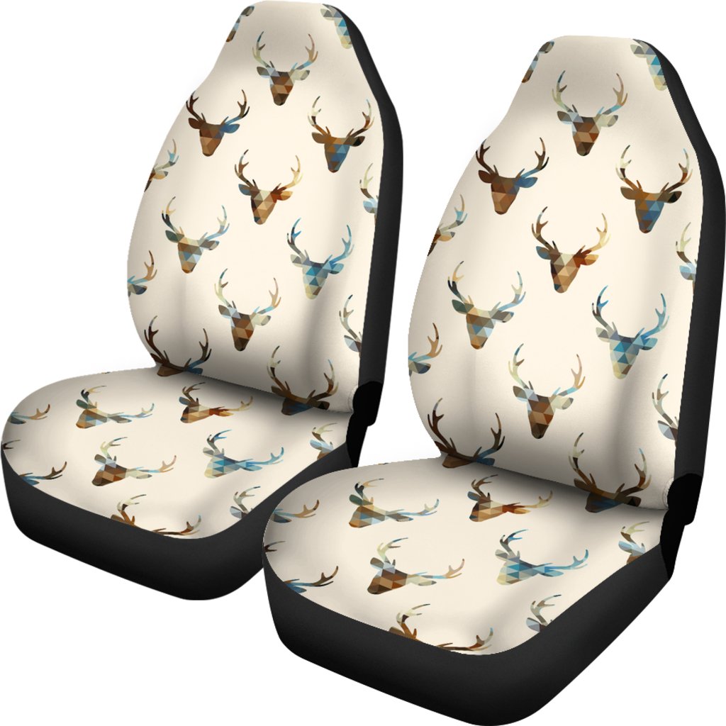 Deer Pattern Print Universal Fit Car Seat Cover-grizzshop