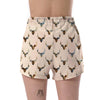 Deer Pattern Print Women's Shorts-grizzshop