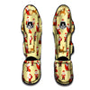 Deer Santa Claus Print Pattern Muay Thai Shin Guards-grizzshop