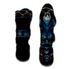 Demon Japanese Blue Print Muay Thai Shin Guards-grizzshop