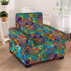 Demon Psychedelic Armchair Cover-grizzshop