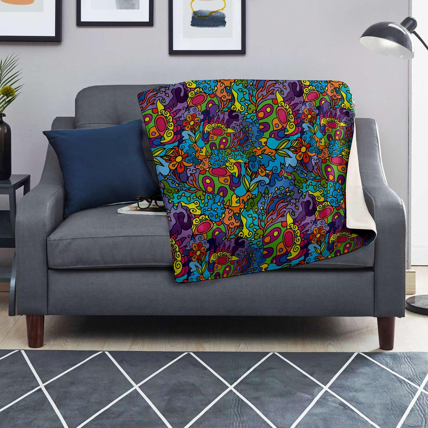 Demon Psychedelic Blanket-grizzshop