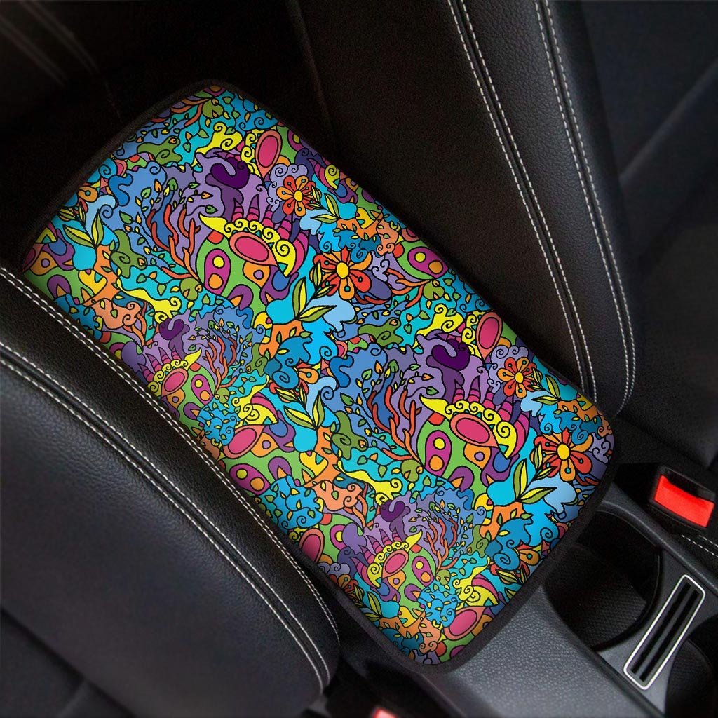 Demon Psychedelic Car Console Cover-grizzshop