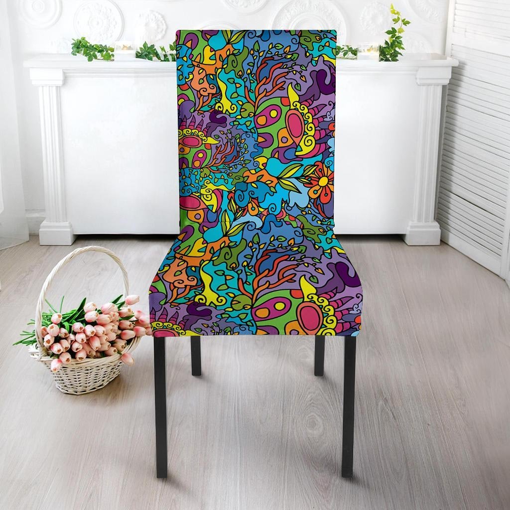 Demon Psychedelic Chair Cover-grizzshop